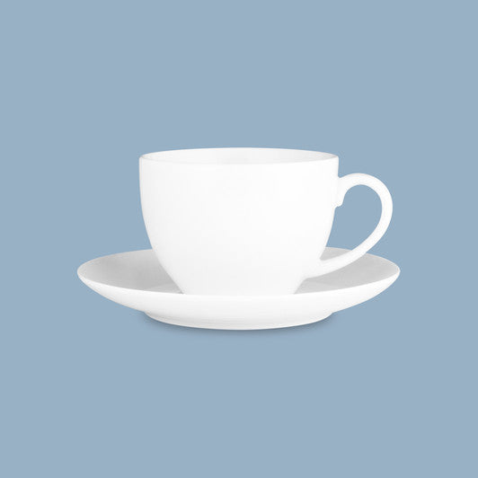 Cup and Saucer, 280ml - New Bone Porcelain