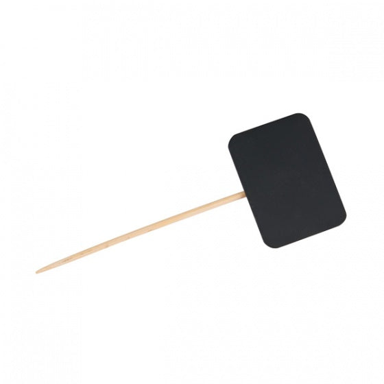 Bamboo Skewer With Chalk Board-180Mm | 25Pcs/Pack