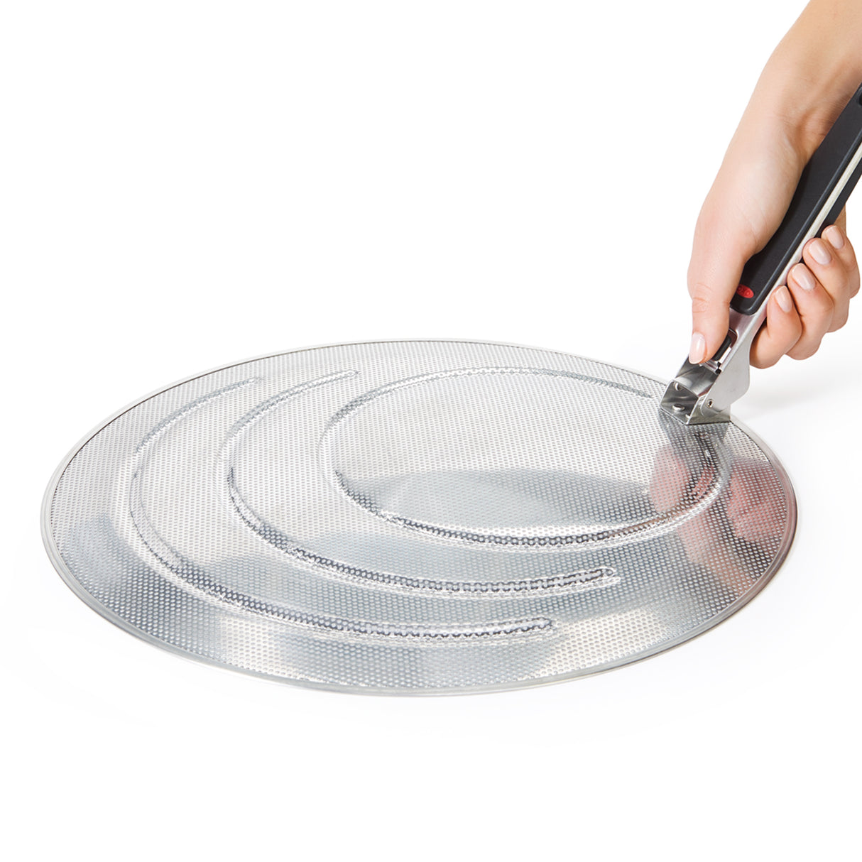 Splatter Screen with Folding Handle