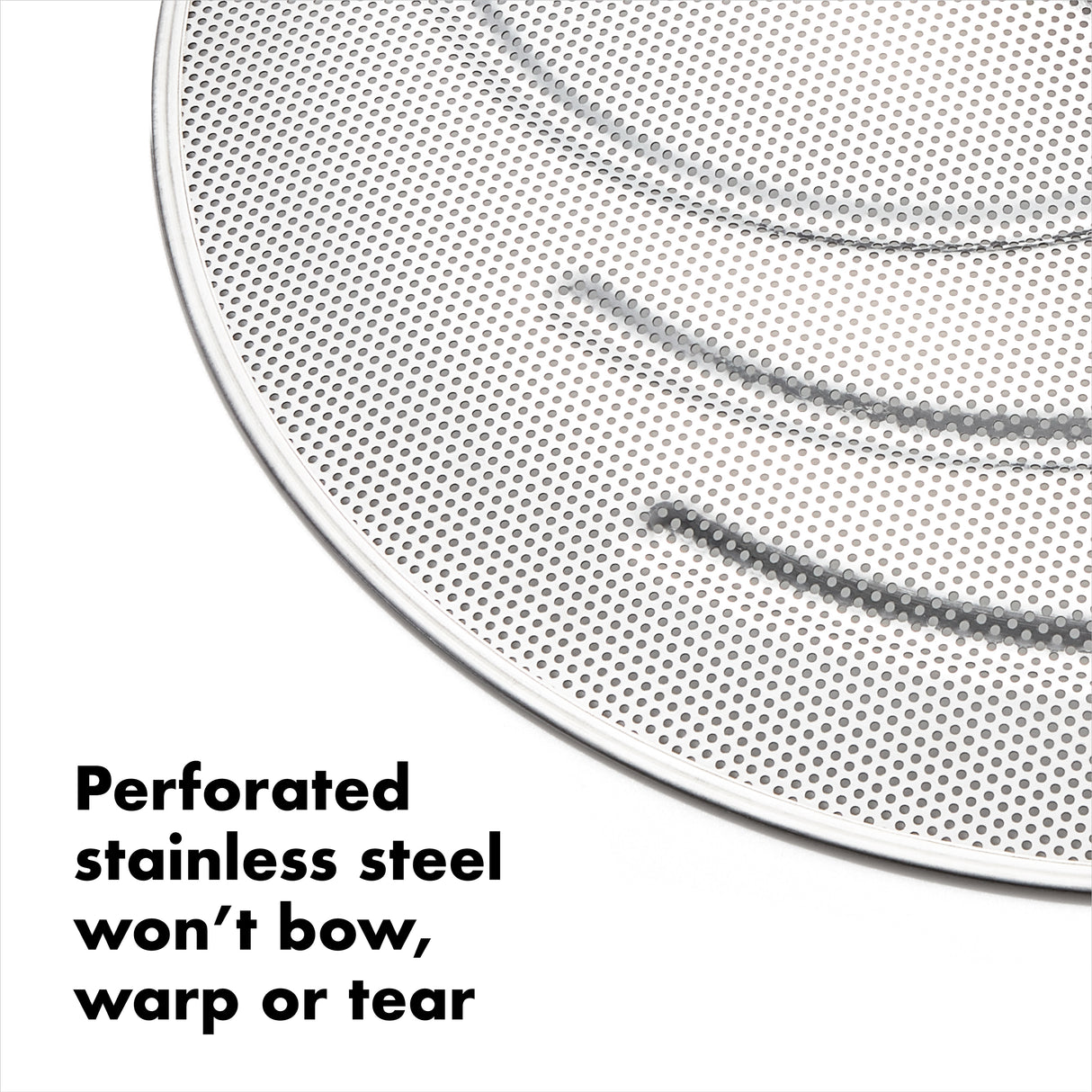 Splatter Screen with Folding Handle