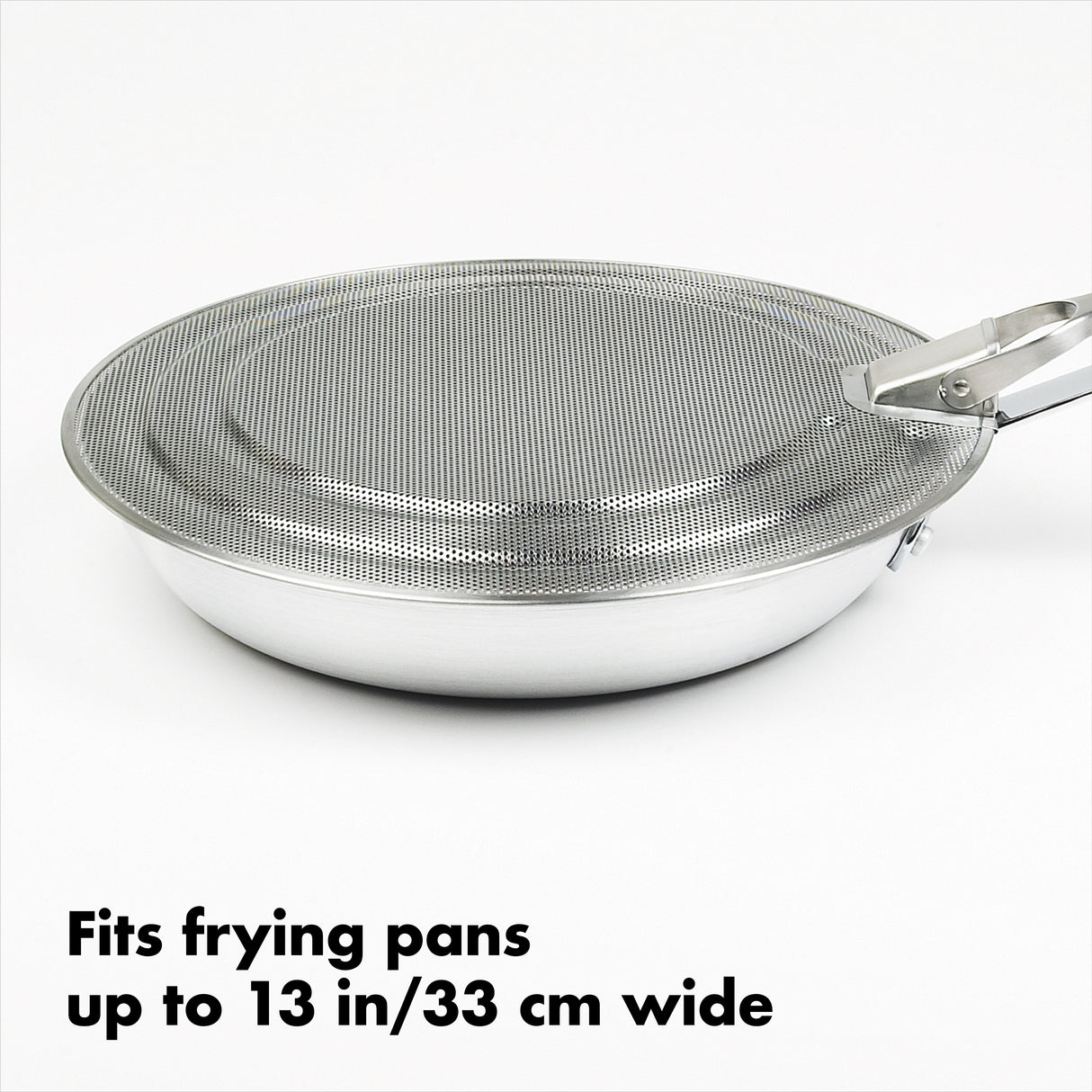 Splatter Screen with Folding Handle