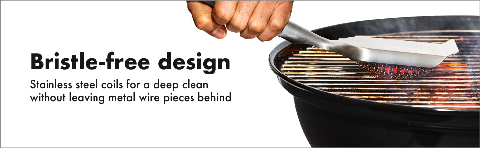 Hot Clean Grill Brush with Replacement Head