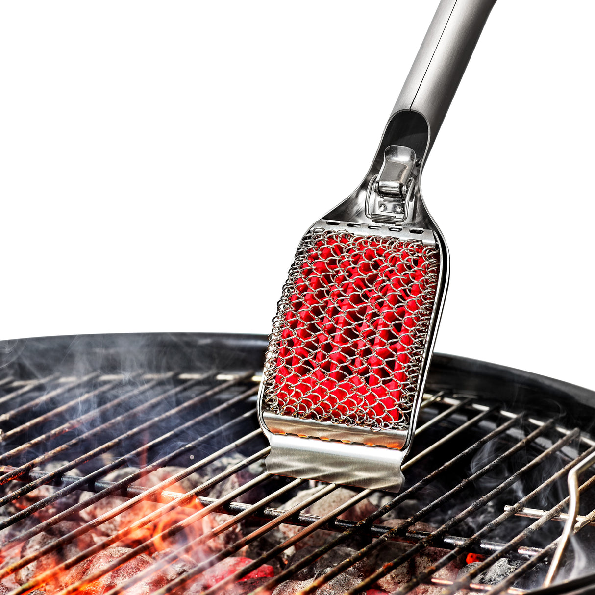 Hot Clean Grill Brush with Replacement Head