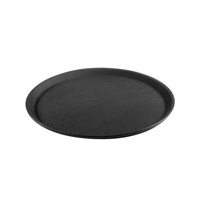 Trenton Black Plastic Non-Slip Serving Tray (Multi-Shape & Multi-Size)