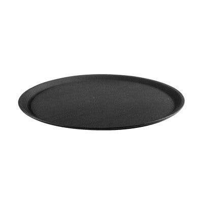 Trenton Black Plastic Non-Slip Serving Tray (Multi-Shape & Multi-Size)