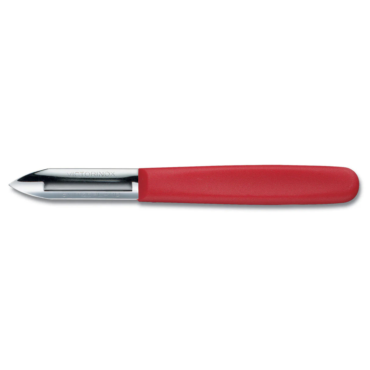 Potato Peeler, Single Edge 11cm - Red
