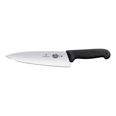 Cooks- Carving Knife, Extra Wide 20cm - Black