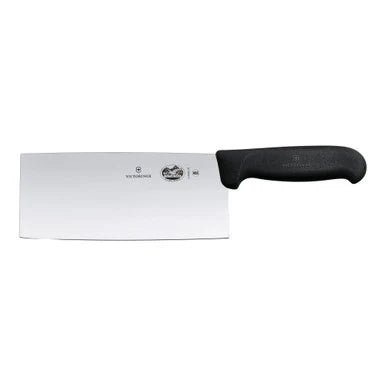 Chinese Chefs Knife, Straight Edge 18cm - Black