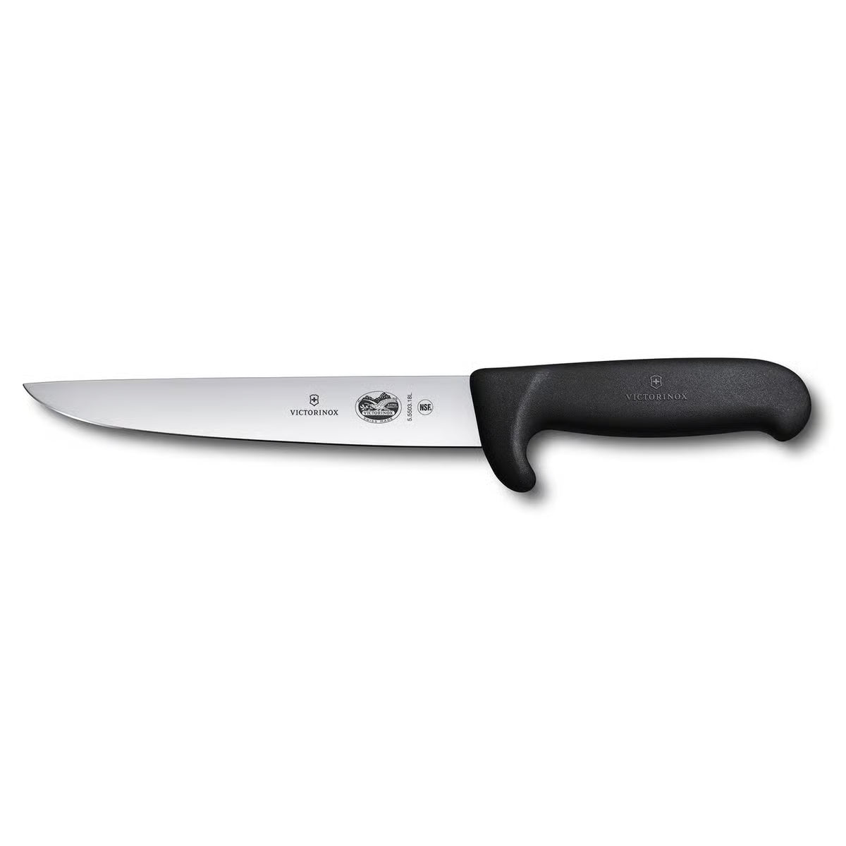 Sticking Knife, Safety Nose 18cm - Black