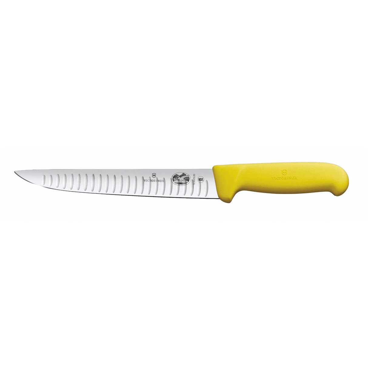 Sticking Knife, Fluted 25cm - Yellow