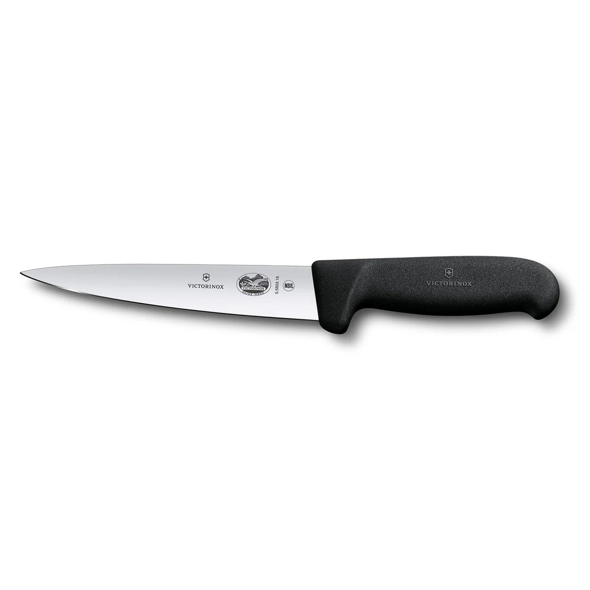 Sticking Knife, Pointed 18cm - Black