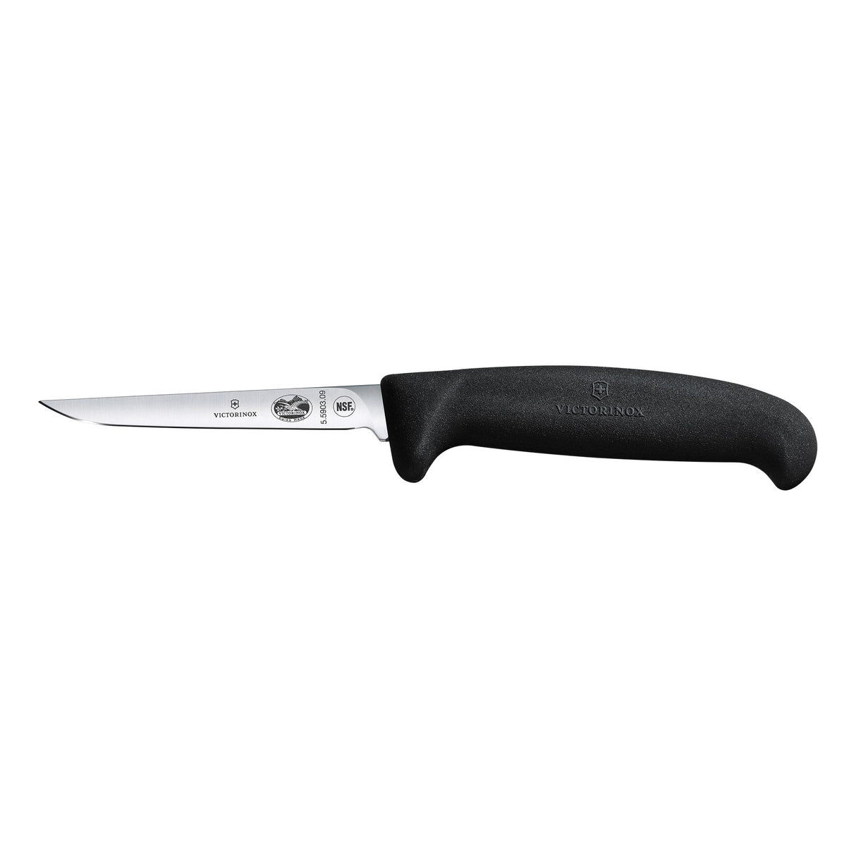 Victorinox Fibrox Poultry Knife, Small Handle Extra Narrow 9cm - Black