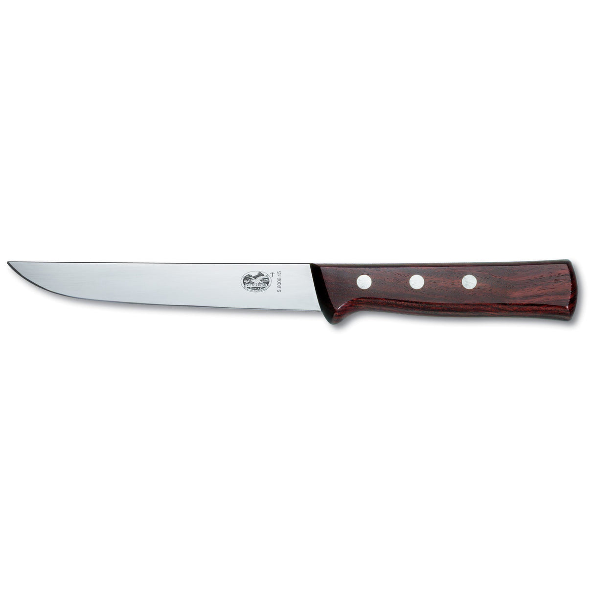 Victorinox Boning Knife American Handle, Wide Straight 15cm - Wood