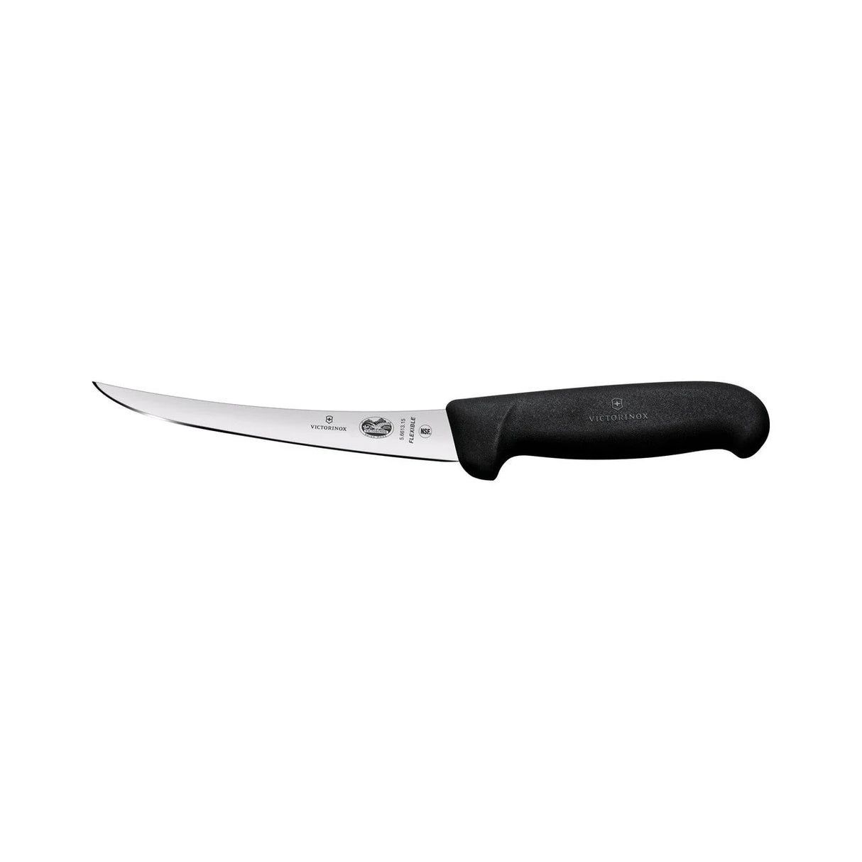 Boning Knife, Curved Flexible Narrow 12cm - Black