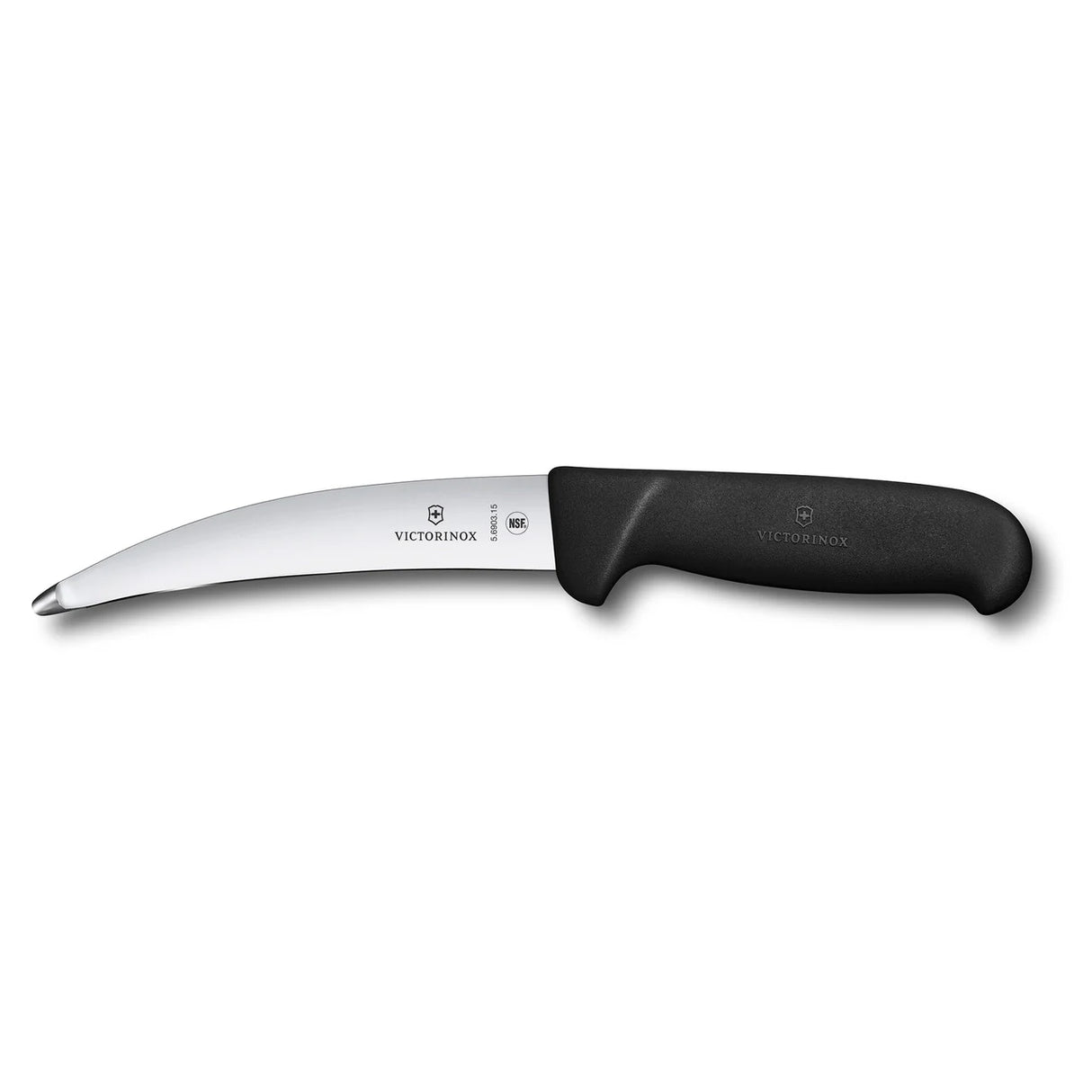Gut and Tripe Knife, Thickened Bulb Tip 15cm - Black