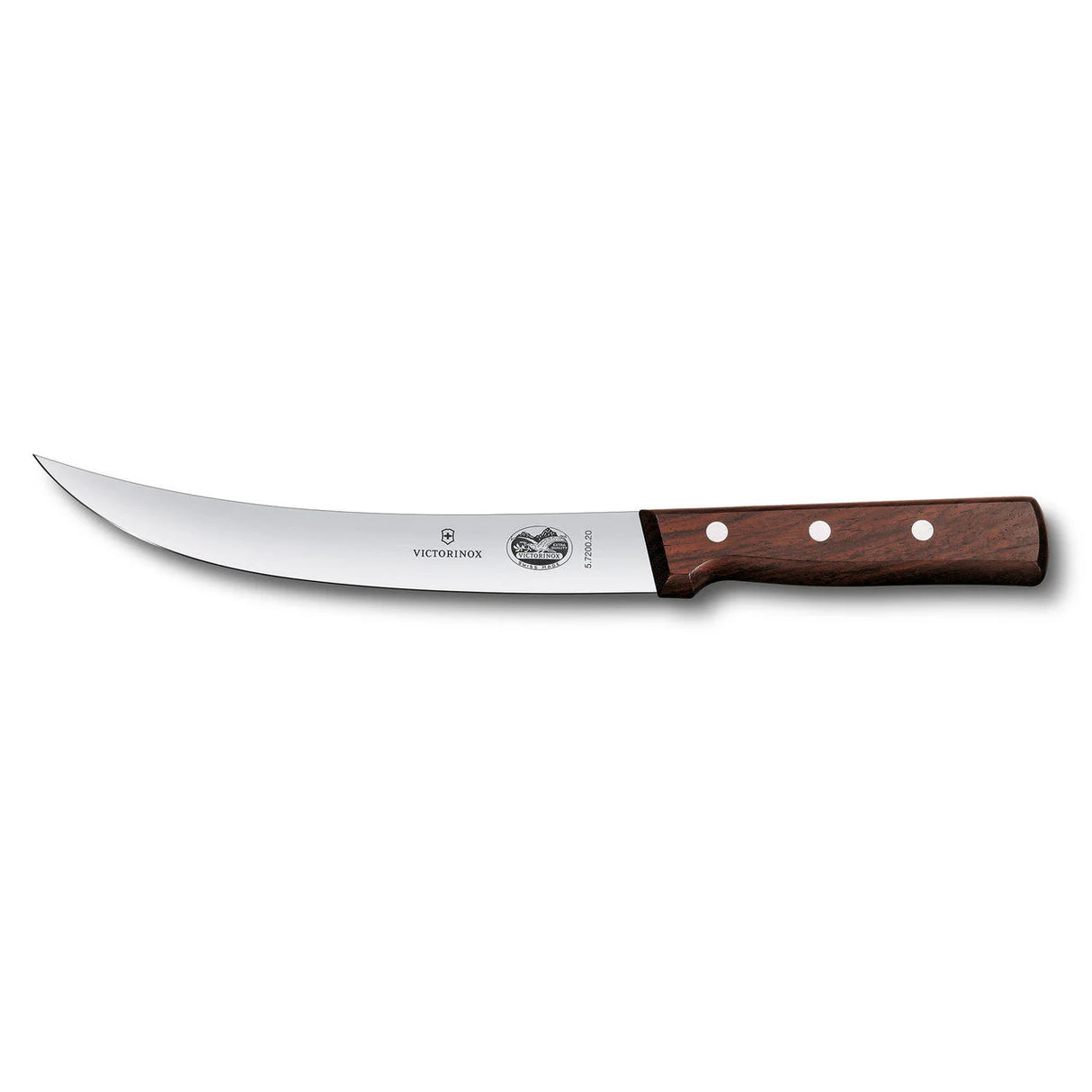 Cimeter Knife, Curved Narrow 20cm - Wood