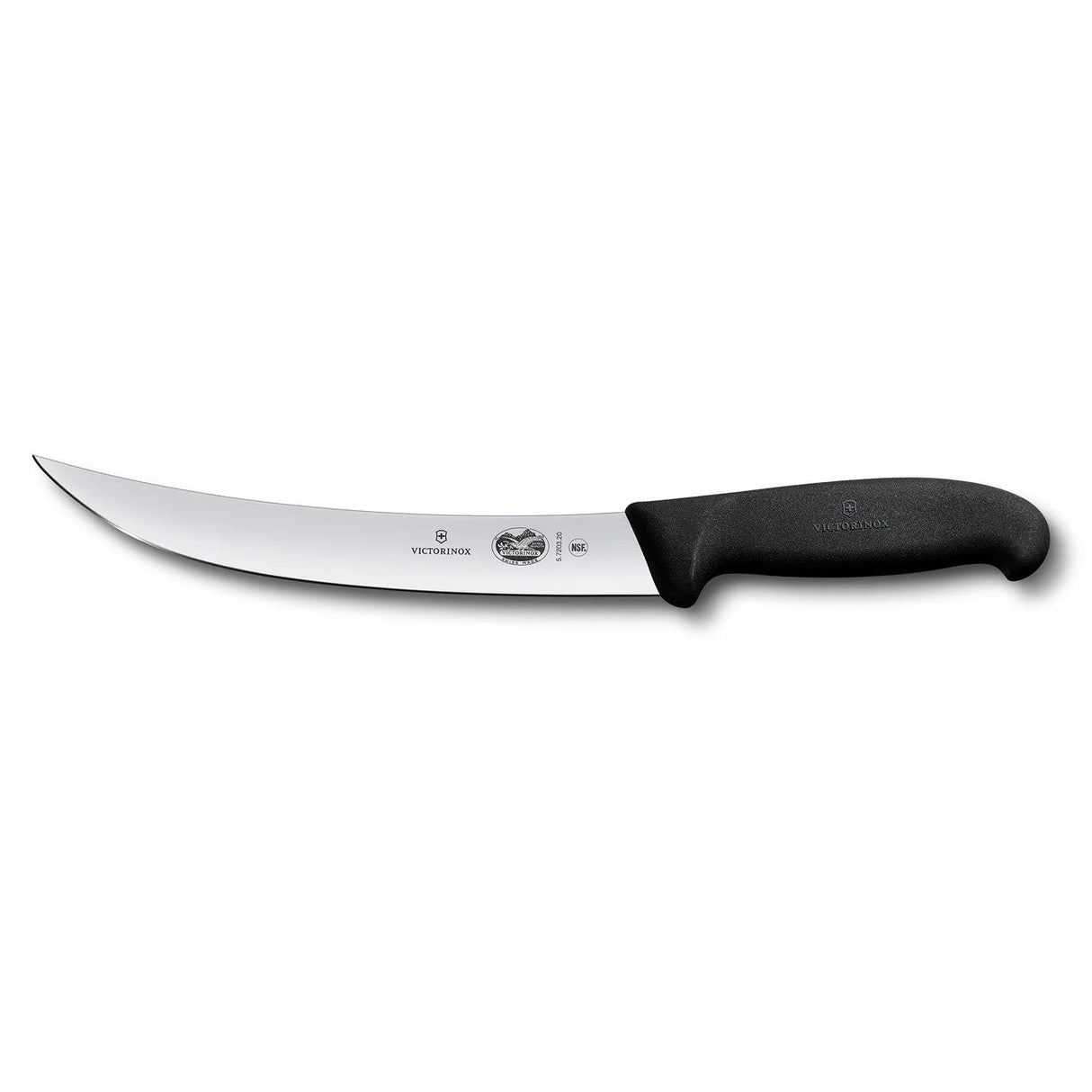 Breaking Knife, Curved Narrow 20cm - Black