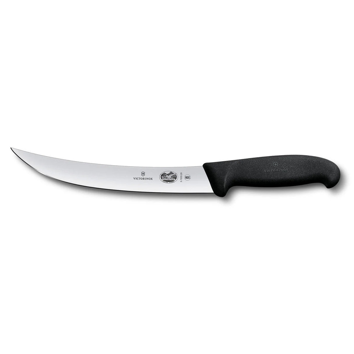 Breaking Knife, Curved Narrow 25cm - Black