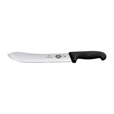 Butchers Knife, Wide Tip 25cm - Black