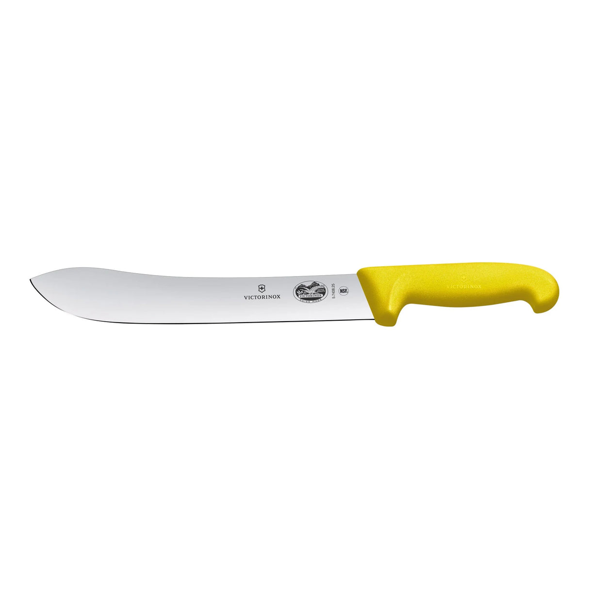 Butchers Knife, Wide Tip 25cm - Yellow