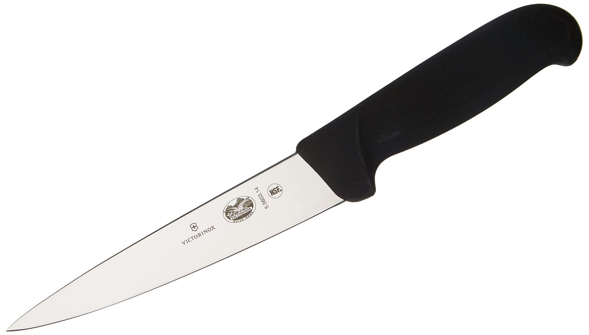 Sticking Knife, Pointed 14cm - Black