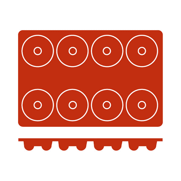 54611 - Silicon Mould-Savarin | 8-Cup