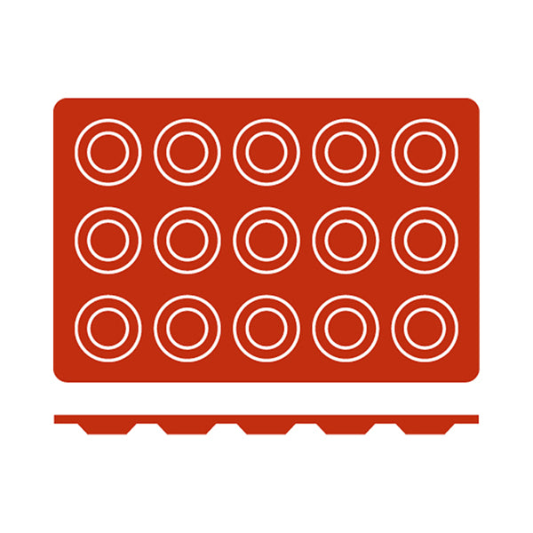 Silicon Mould-Mini Tartaleta | 15-Cup