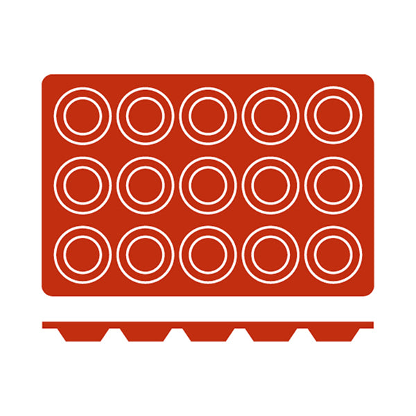 Silicon Mould-Tartaleta | 15-Cup