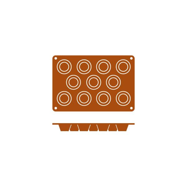 54622 - Silicon Mould-Muffin | 11-Cup