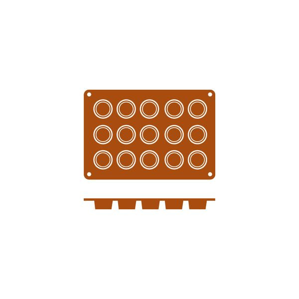 Silicon Mould-Petit Four | 15-Cup
