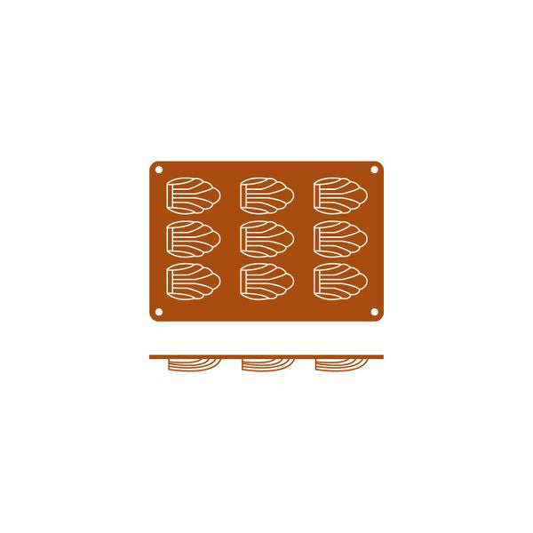 Silicon Mould-Madalena | 9-Cup