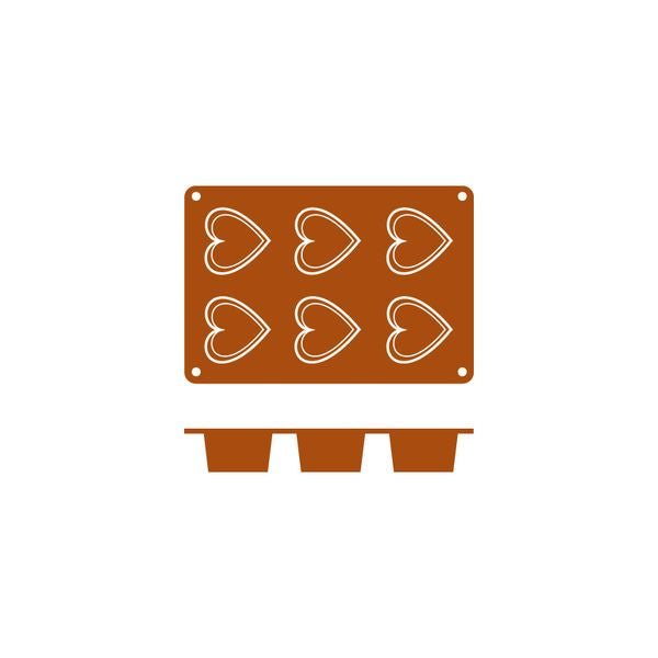 Silicon Mould-Corazon | 6-Cup
