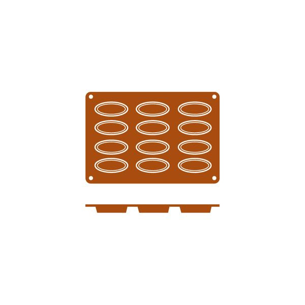 Silicon Mould-Barqueta | 12-Cup