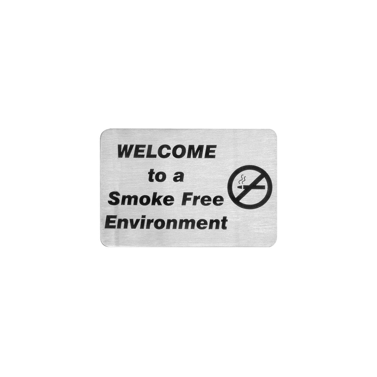 Wall Sign-S/S | Welcome To A Smoke Free Environment