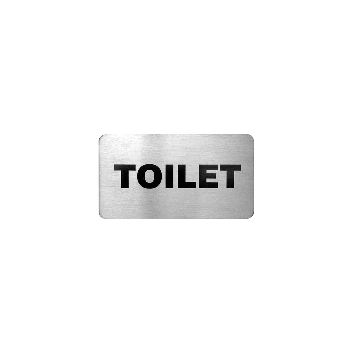 Wall Sign-S/S | Toilet
