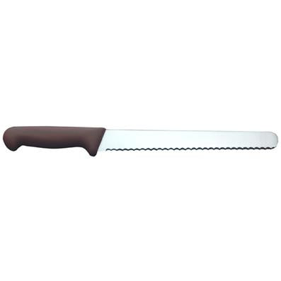 25423 - Ivo Professional "55000" Serrated Slicer 250mm Brown