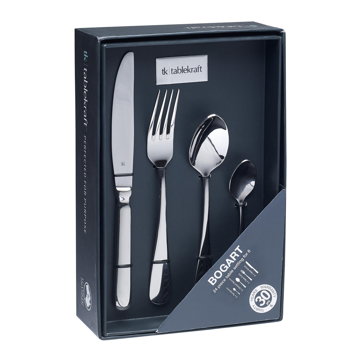 Tablekraft Bogart Cutlery Set 18 10 Comp Boxed Solid