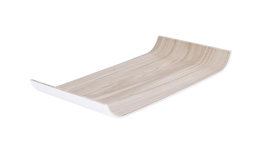 46524 - Zicco Melamine Echo Birch Tray 325x176x30mm (Sold in sets of 6) - Image 2