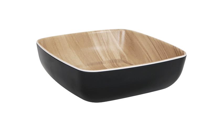 46532 - Zicco Melamine Echo Birch Serving Bowl 165x165x55mm (Sold in sets of 6)