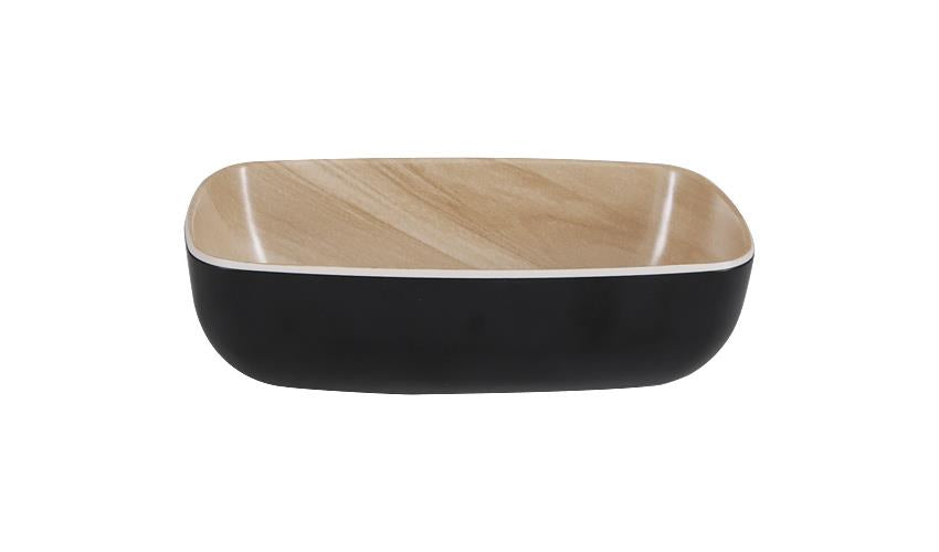 46536 - Zicco Melamine Echo Birch Gn 1 9 Bowl 176x108x55mm (Sold in sets of 12)