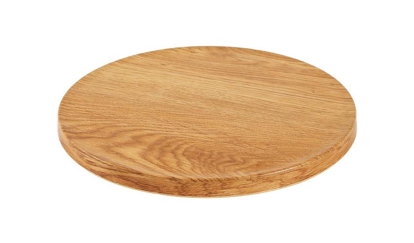 46642 - Zicco Melamine Form Birch Round Board 285x18mm (Sold in sets of 6)