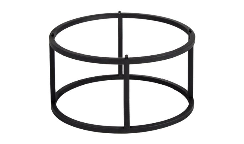 46655 - Zicco Form Metal Black Stand Round 285x160mm