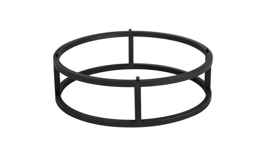 46670 - Zicco Form Metal Black Stand Round 285x80mm