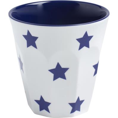 47250 - Jab Navy Blue Stars On White Espresso Cup 200ml (Sold in sets of 12)