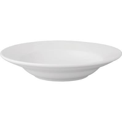 Vitroceram Pasta Bowl-230mm Wide Rim White (Sold in sets of 24)