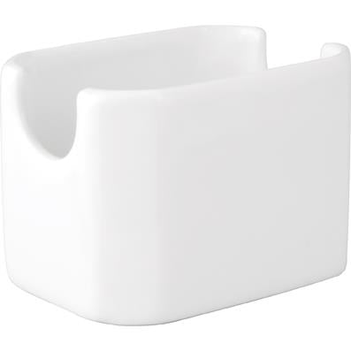 Vitroceram Sugar Pack Holder 95x65x65 White (Sold in sets of 48)