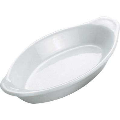 Vitroceram Oval Gratin Dish-250X130X/340Ml White