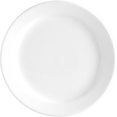 902610 - Vitroceram Round Plate-250Mm Narrow Rim White