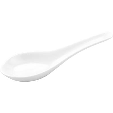 Vitroceram Chinese Spoon - White