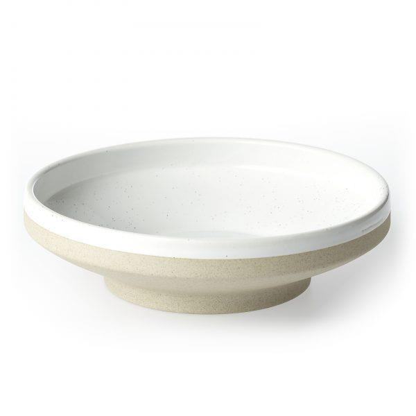 908518 - Tablekraft Soho Round Bowl Footed White Pebble (Sold in sets of 6)